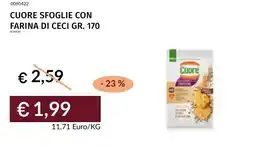 Prezzemolo e Vitale Cuore sfoglie con farina di ceci offerta