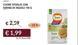 Prezzemolo e Vitale Cuore sfoglie con farina di fagioli offerta