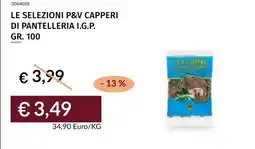 Prezzemolo e Vitale Le selezioni P&V Capperi di Pantelleria I.G.P. offerta