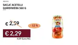 Prezzemolo e Vitale Sacca' acetelli giardiniera offerta