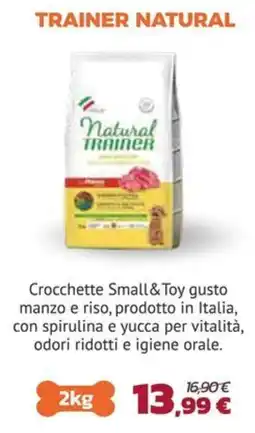 Joe Zampetti Natural Trainer Crocchette Small&Toy offerta