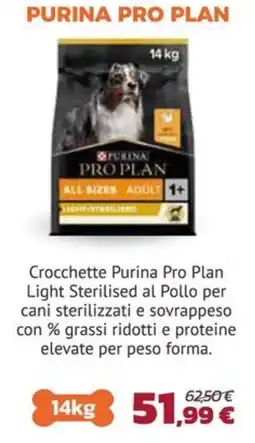 Joe Zampetti Crocchette Purina Pro Plan Light Sterilised al Pollo offerta