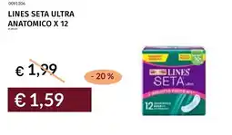 Prezzemolo e Vitale Lines seta ultra anatomico offerta
