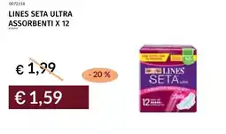 Prezzemolo e Vitale Lines seta ultra assorbenti offerta