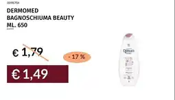 Prezzemolo e Vitale Dermomed bagno schiuma beauty offerta