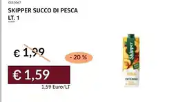 Prezzemolo e Vitale Skipper succo di pesca offerta