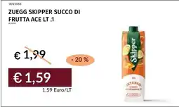 Prezzemolo e Vitale Zuegg Skipper succo di frutta ace offerta