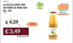 Prezzemolo e Vitale Nettare di pere bio offerta