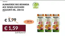 Prezzemolo e Vitale Almaverde bio bevanda ace senza zuccheri offerta