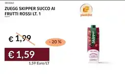 Prezzemolo e Vitale Zuegg Skipper succo ai frutti rossi offerta