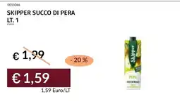 Prezzemolo e Vitale Skipper succo di pera offerta