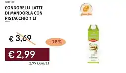 Prezzemolo e Vitale Condorelli latte di mandorla con pistacchio offerta