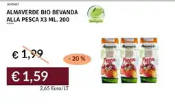 Prezzemolo e Vitale Almaverde bio bevanda alla pesca offerta