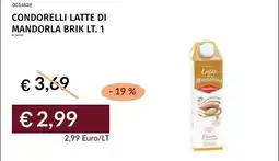 Prezzemolo e Vitale Condorelli latte di mandorla brik offerta