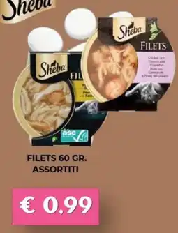 Kuadrifoglio Sheba Filets offerta