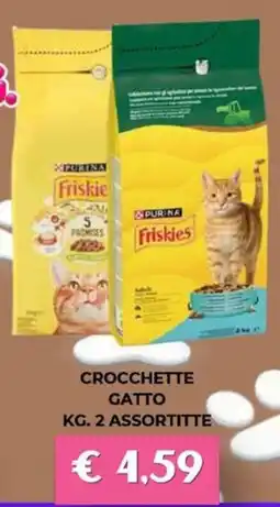 Kuadrifoglio Crocchette gatto Friskies offerta