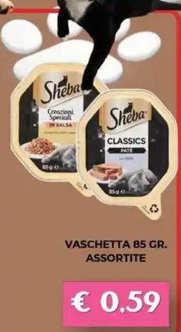 Kuadrifoglio Sheba vaschetta assortite offerta
