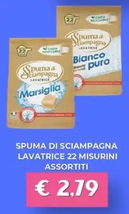 Kuadrifoglio Spuma di sciampagna lavatrice offerta