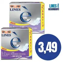 Determarket Lines è assorbenti offerta