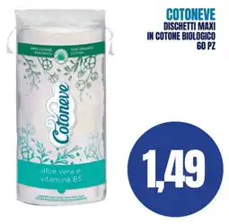 Determarket Cotoneve dischetti maxi offerta