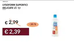 Prezzemolo e Vitale Lysoform superfici delicate offerta