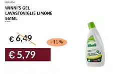 Prezzemolo e Vitale Winni's gel lavastoviglie limone offerta