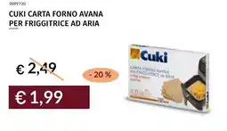 Prezzemolo e Vitale Cuki carta forno avana per friggitrice ad aria offerta