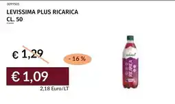 Prezzemolo e Vitale Levissima plus ricarica offerta