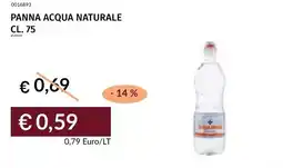 Prezzemolo e Vitale Panna acqua naturale offerta