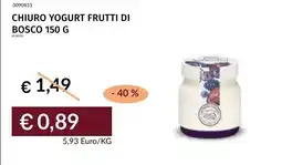 Prezzemolo e Vitale Chiuro yogurt frutti di bosco offerta