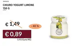Prezzemolo e Vitale Chiuro yogurt limone offerta