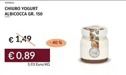 Prezzemolo e Vitale Chiuro yogurt albicocca offerta