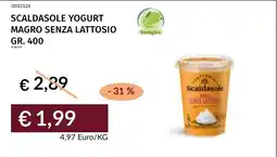 Prezzemolo e Vitale Scaldasole yogurt magro senza lattosio offerta