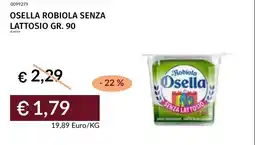 Prezzemolo e Vitale Osella Robiola senza lattosio offerta
