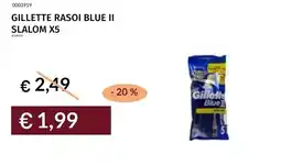 Prezzemolo e Vitale Gillette Rasoi Blue II offerta