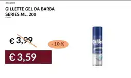 Prezzemolo e Vitale Gillette gel da barba series ml. 200 offerta