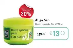 Club Salute Allga San Burro speciale Piedi offerta