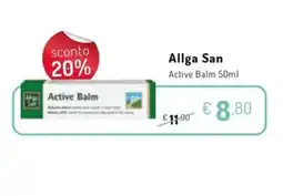 Club Salute Allga San Active Balm offerta