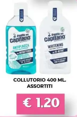 Kuadrifoglio Colluttorio Pasta del Capitano assortiti offerta