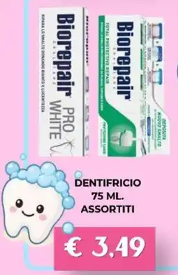 Kuadrifoglio Dentifricio Biorepair assortiti offerta