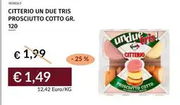 Prezzemolo e Vitale Citterio un due tris prosciutto cotto offerta