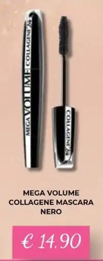 Kuadrifoglio Mega Volume Collagene Mascara Nero offerta