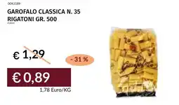 Prezzemolo e Vitale Garofalo classica rigatoni offerta