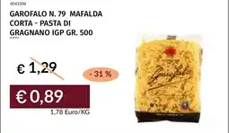 Prezzemolo e Vitale Garofalo N. 79 Mafalda corta - pasta di gragnano igp offerta