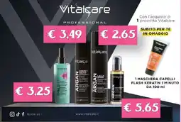 Kuadrifoglio Vitalcare Maschera capelli flash keratin 1 minuto offerta