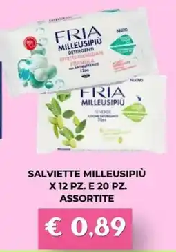 Kuadrifoglio Salviette milleusipiù Fria offerta