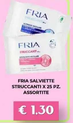Kuadrifoglio Fria salviette struccanti offerta