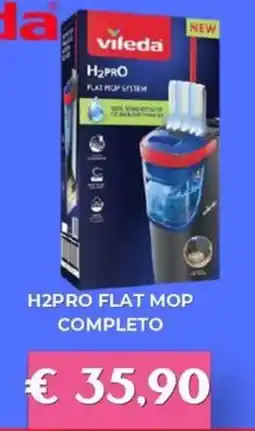 Kuadrifoglio Vileda H2PRO flat mop offerta
