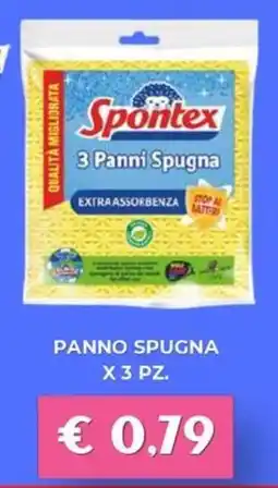 Kuadrifoglio Spontex Panno Spugna offerta