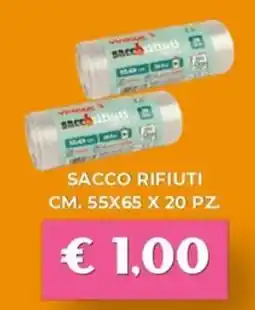 Kuadrifoglio Sacco rifiuti offerta
